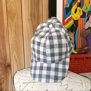 Buffalo plaid baseball hat